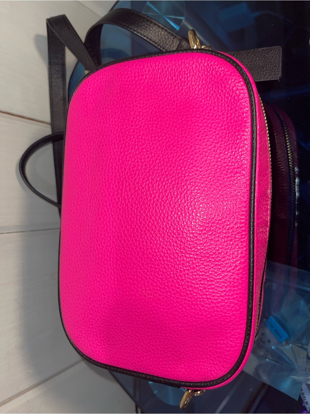 COACH Court Crossbody Bag Fluorescent Pink C6078 NWOT - Picture 10 of 13